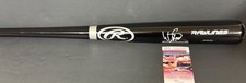 Wander Franco Tampa Bay Rays Signed Bat JSA WITNESS COA Black -