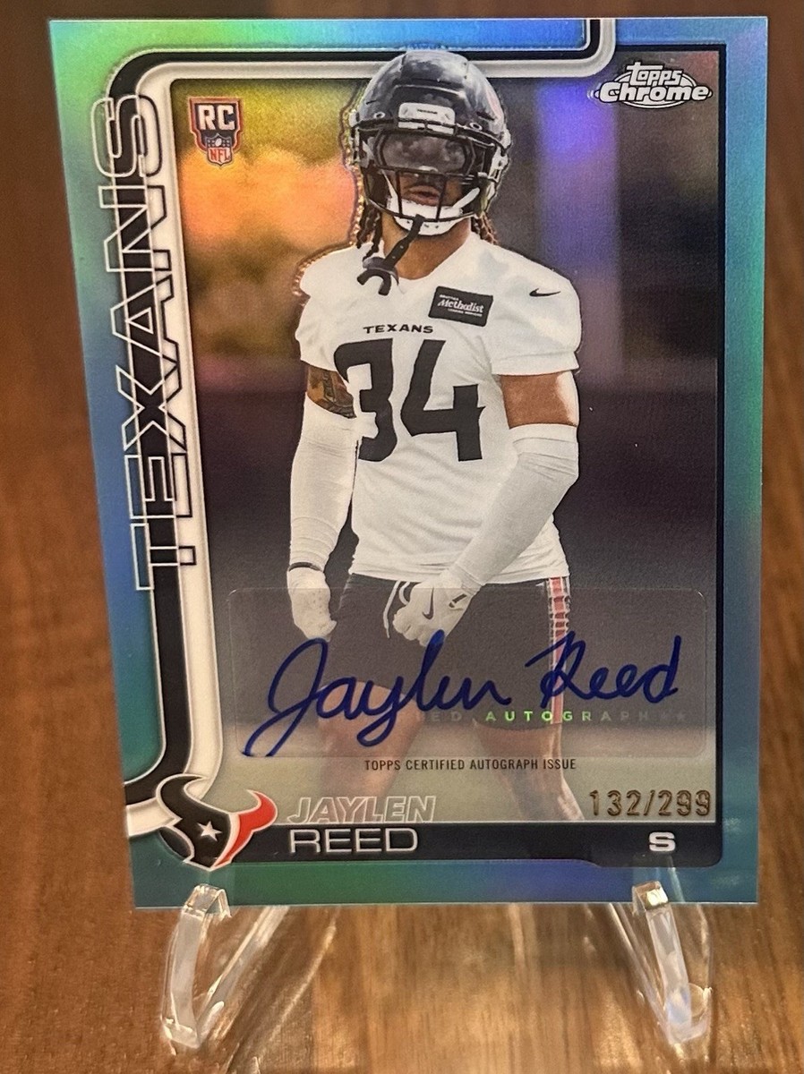2025 Topps Chrome - Jaylen Reed /299 - Rookie Autograph Variation
