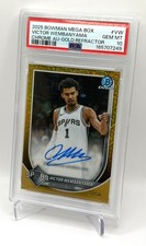 2025 Bowman Victor Wembanyama Gold Psa 10 50 2025 Bowman Victor Wembanyama Gold Psa 10 50