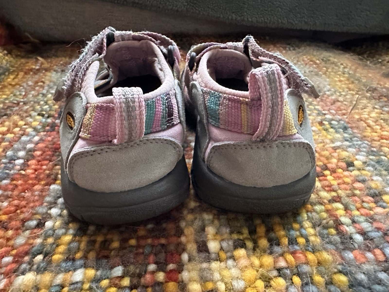 Sandali Keen bambina rosa righe escursionismo acqua outdoor taglia 12 molto belli