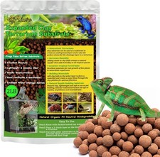 Clay Pebbles 2LB Terrarium Substrate Drainage Layer Reptile Balls