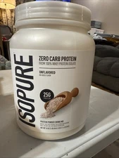 Isopure Low Carb Protein Powder Unflavored - 15g Whey Isolate Protein  Exp 8/27
