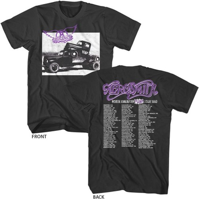 #ad Aerosmith Pump North American Tour 1990 Men#x27;s Unisex Vintage Concert T shirt $27.99