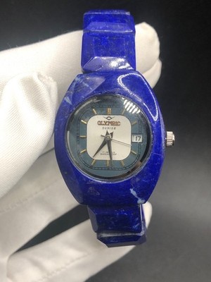 Amazing Beautiful Lapis Lazuli Women s Watch  Handmade Crystal Jewelry Gift