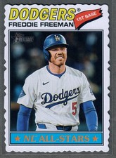 2026 Topps Heritage Freddie Freeman Deckle Edge #350 Dodgers SP