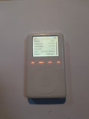 Apple iPod 15GB MP3 Player - White for sale online | eBay