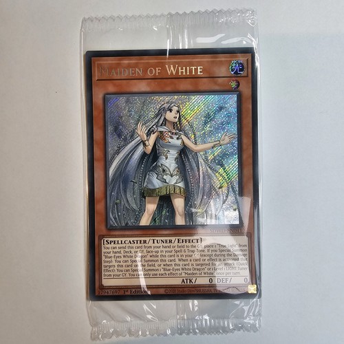 Maiden of White - SDWD EN041 - Secret Rare Sealed Promo - Yugioh Euro