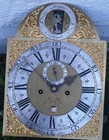 AUTOMATISIERUNG HEN BAKER MALING 8DAY LONGCASE UHR ZIFFERBLATT + Uhrwerk C1740 12X16 + 1/4 ZOLL