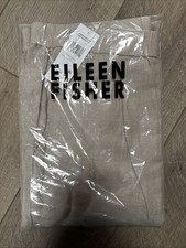 NWT Eileen Fisher Organic Linen Trouser Pant Size 2X Undyed Natural