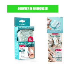 Spongeables Body Wash Sponge Sea Salt 20 Washes 1 Count