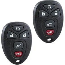 5 Buttons Keyless Remote Start Car Key Fob for 07-2014 Acadia Yukon/Suburban Tah