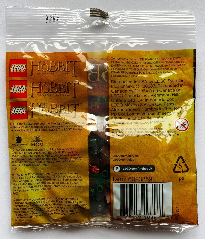 Lego The Hobbit - 30212 - Mirkwood Elf Guard -  Polybag - OVP - Neu! - Bild 2 von 2