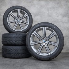 BMW X5 X6 Winterräder 20 Zoll G05 G06 Felgen Styling 736 6883753 ferric grey