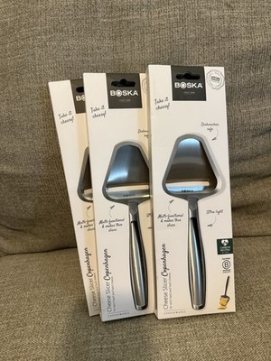 BOSKA Copenhagen Stainless Steel Cheese Slicer Set of 3 Multi Functional