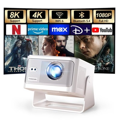 Smart Beamer HY350MAX 4K 8K 1080P Android 14 WiFi