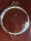 Vintage Pyrex Round Glass Lid Only 3 470-C for Casserole Dish Tab Handles