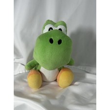 Yoshi Plush Super Mario Doll 10  Green Red Shell No Tags