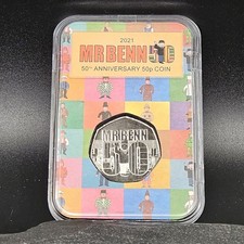 2021 Mr Benn 50th Anniversary 50p Coin Capsule Edition