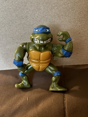 1990 Playmates TMNT Teenage Mutant Ninja Turtles Wind-up Action Leonardo Figure