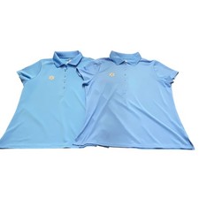2 Walmart Women  s Employee Uniform Polo Shirts Blue XL