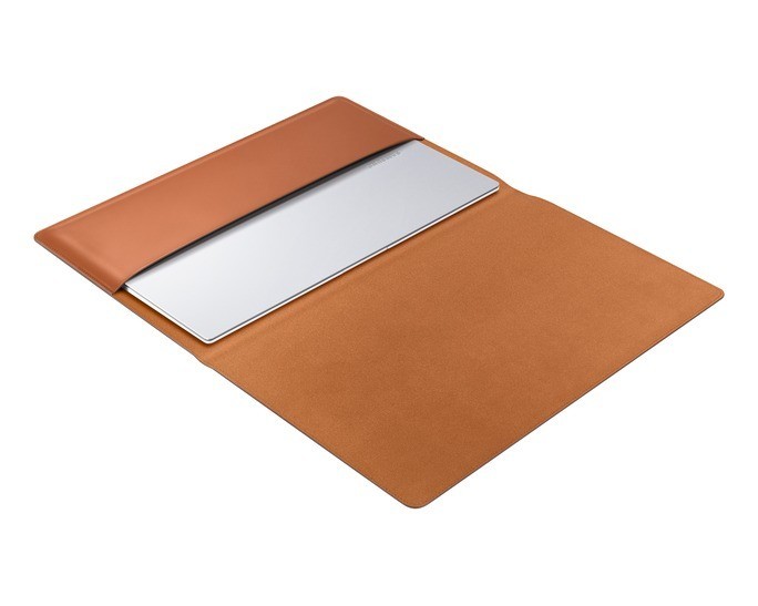 Samsung 13.3" Leather Sleeve for Galaxy/Mac laptop cover - Brown - Free Shipping