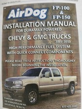 Airdog Lift Pump For 2001-2010 Duramax Complete Install Kit