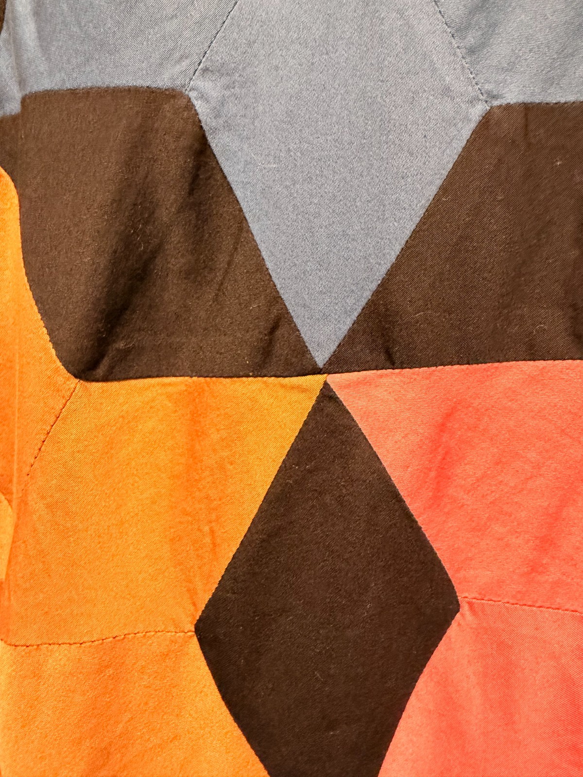 BODE - Rainbow Star Quilt Patchwork Cotton Shirt … - image 10