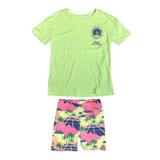 Limited Too Girls Active Stretch Biker Short Sleeve  Shorts Set Hilime, M 