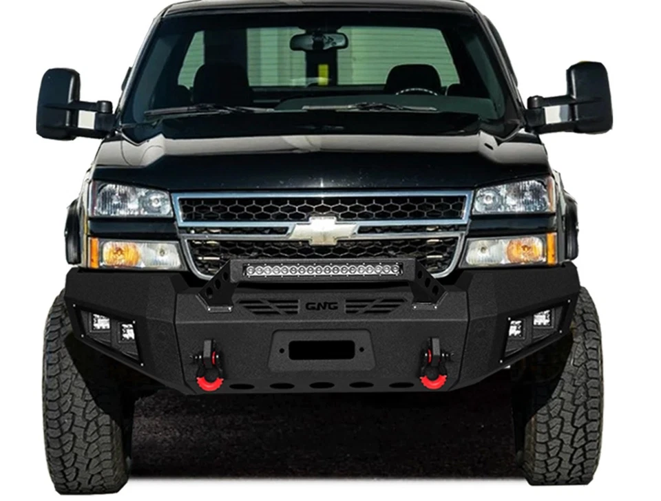 VIJAY Front bumper & Rear bumper Fits 2003-2006 Chevrolet Silverado 2500HD/3500 Foto 4 de 4