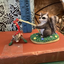 Charming Tails Training Wings 87/398 Raccoon Mouse A Flying Lesson Mousey Gift