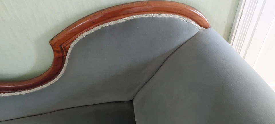 Canapé méridienne ancienne, excellent état - Photo 4/4