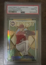 2022 Topps Finest Flashbacks - Patrick Corbin #93 Gold Refractor /50