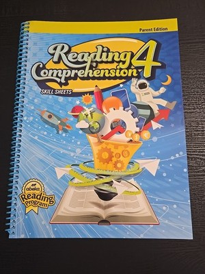 Abeka 4th Grade Reading Comprehension Skill Sheets Parent Edition Key Brand New