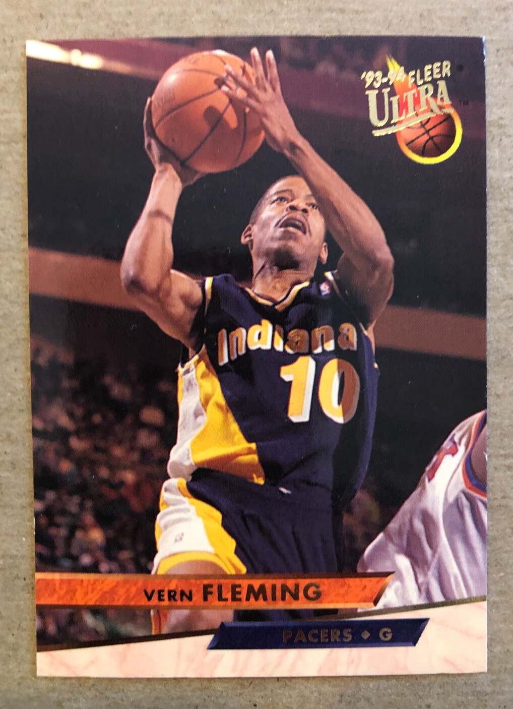 1993-1994 fleer ultra basketball VERN FLEMING #80