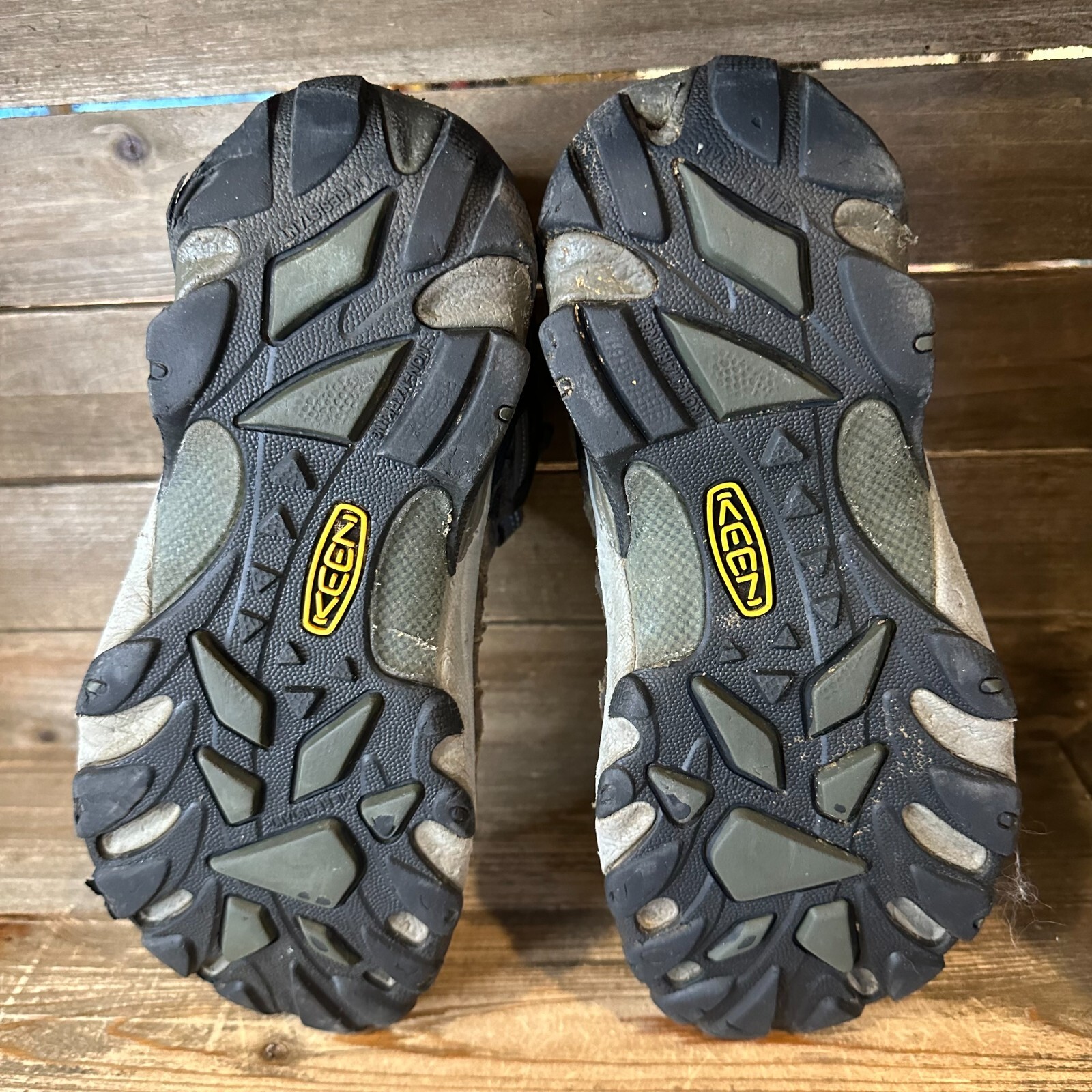 Scarpe da trekking uomo Keen Utility Flint punta acciaio pelle marrone misura 8 5 D