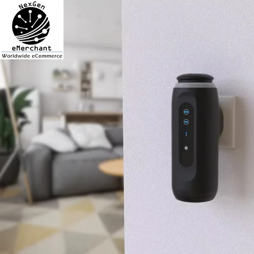 Enchufe de pared difusor de aceites esenciales sin agua - Aroma inteligente Bluetooth y luz nocturna - Imagen 4 de 10