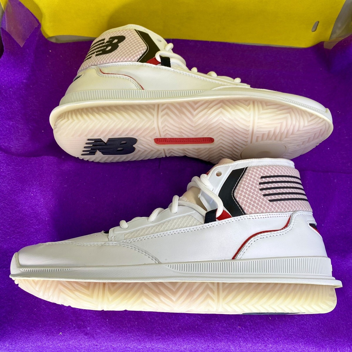 New Balance BB9000 White Red Retro Basketball Shoes BB9000A1 Men’s 8 NIB Rare New Balance BB9000 White Red Retro Basketball Shoes BB9000A1  main image 4