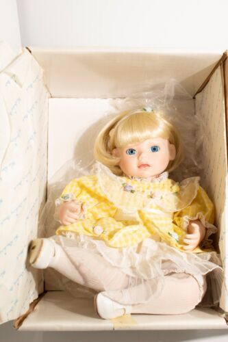 Vintage Danbury Mint Porzellan Puppe - Ashley von Elke Hutchens mit Original Box - Bild 3 von 12