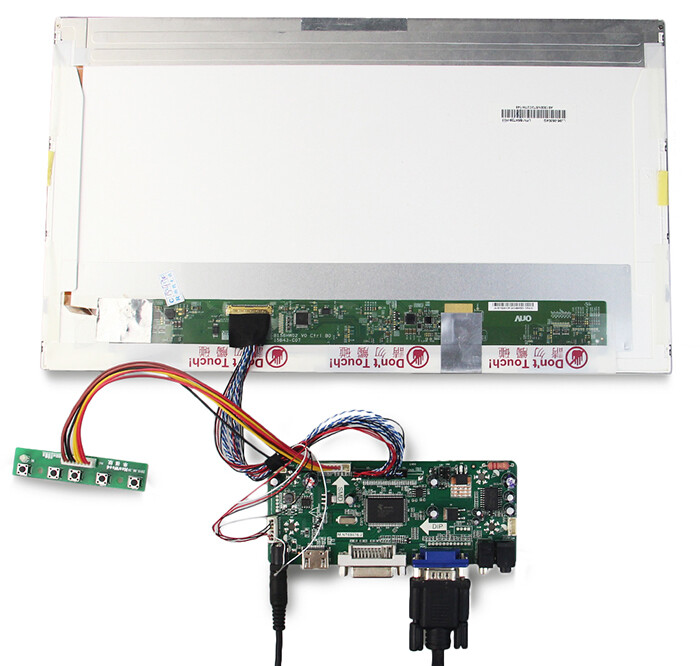 PCB800099 Scheda Controller LCD Con HDMI/VGA/AV - Per Pannelli N156B6-L04, L0A, L0B, N156BGE-L21, 1366x768, 40Pin - 3