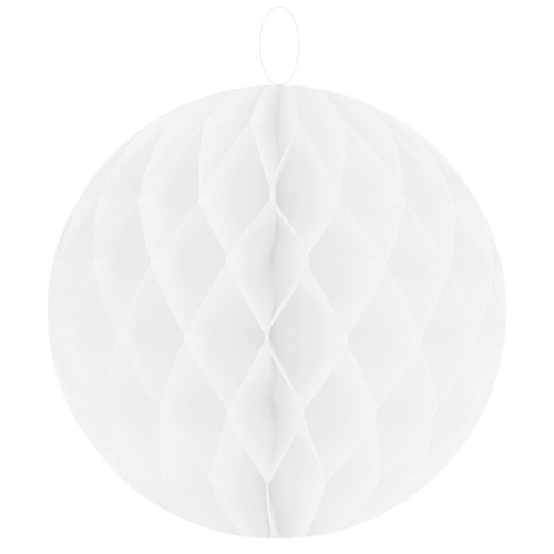 10 Wabenbälle 15cm Weiß - Papier Deko Bälle Für Party, Hochzeit & Raumdekoration