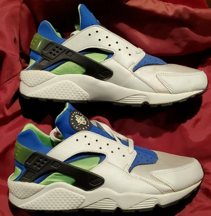 1999 VINTAGE** NIKE AIR HUARACHE 12 scream green trainer training | eBay