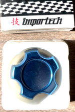Blue Billet Cnc Oil Cap Honda Acura K20 K24 K Series B18 B20 B Series D16 D Jdm
