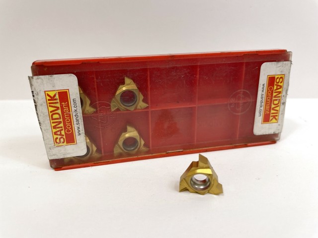 Sandvik R166.0l-16vm01-002 Carbide Inserts Grade 1020 5pcs for sale ...