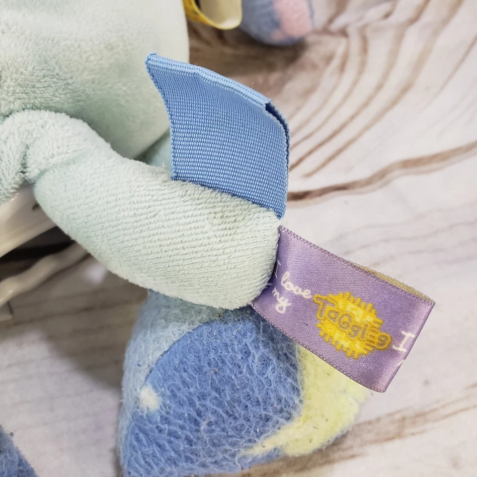 Taggies 蓝色猴子 毛绒婴儿床 玩具 音乐拉丝绒 Mary Meyer 婴儿 13 英寸 — 第 4/4 张图片