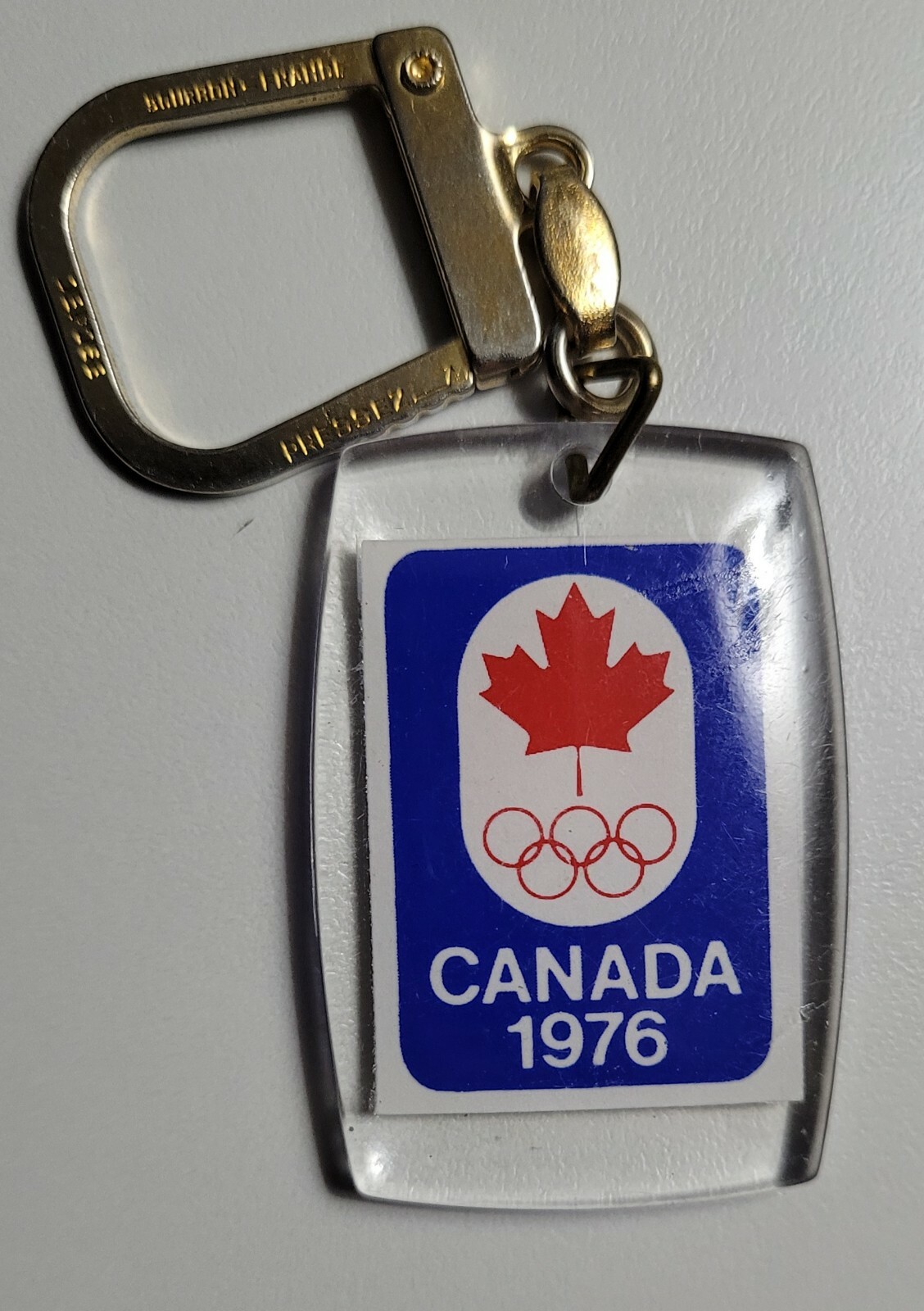 1976 Canada Olympics keychain key holder NOC OLYMPIC Committee game