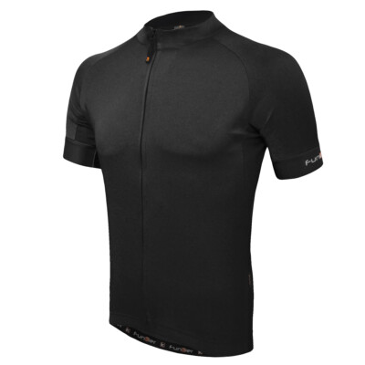 Funkier Airflow Herren Kurzarm Trikot - Schwarz