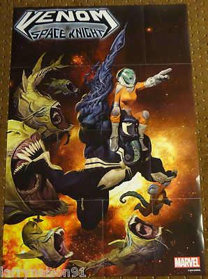 Venom Poster Space Knight 24x36 Marvel Klyntar Alien Symbiote Spider Man Brock Ebay