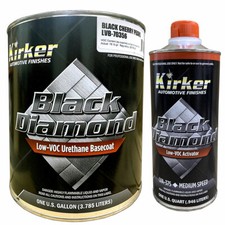1 Gal Kirker Black Diamond Car Paint Black Cherry Pearl Lvb-70356 Med Activator 1 Gal Kirker Black Diamond Car Paint Black Cherry Pearl Lvb-70356 Med Activator