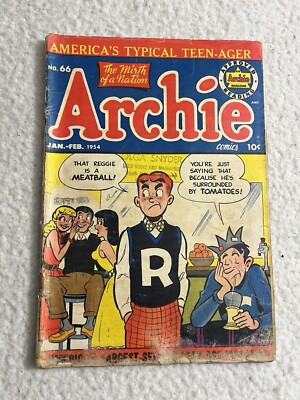 Archie Comics #66 Golden Age 1954  To Have And To Hold  Classic Cover