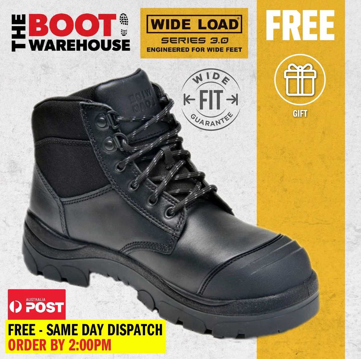 Extra large work boots discount